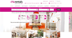 Desktop Screenshot of chic-rentals.com
